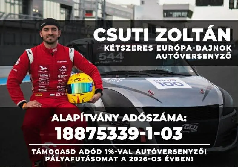 Segítsünk együtt egy bajnoknak! – Adó 1% felajánlás